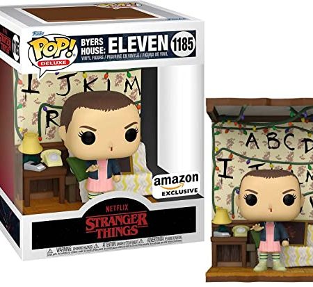 Funko Pop! Deluxe: Stranger Things Build A Scene - Eleven - Elf - Amazon-Exklusiv - Vinyl-Sammelfigur - Geschenkidee - Offizielle Handelswaren - Spielzeug Für Kinder und Erwachsene - TV Fans