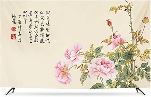 TV-Abdeckungen, TV-Displayschutzfolien, 32-80-Zoll-Fernseher-Computerabdeckungen, Innenbildschirm-Zubehör, Dekorationsabdeckungen for TV-Bildschirme mit einer Dicke von weniger als 5 cm(75in(174*100cm