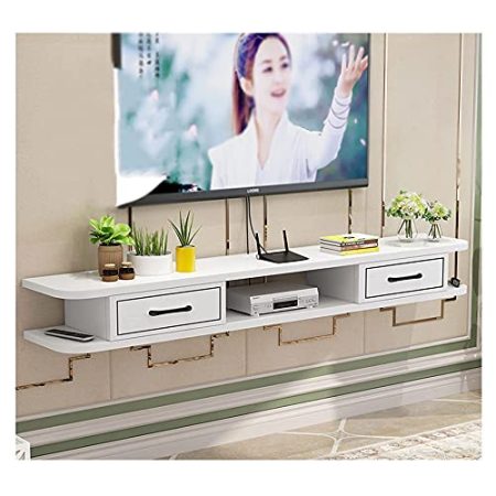 Vendics Tv Stand Schrank Tv Wandschränke Für Wohnzimmer Tv Stand Wandschrank Medienkonsole Mit 3 Fächern Für Wohnzimmer Entertainment Center/a/120X24X16Cm