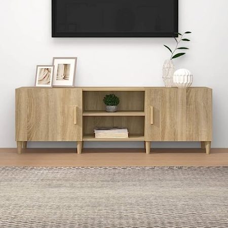AUUIJKJF Heimartikel, TV-Schrank, Sonoma-Eiche, 150 x 30 x 50 cm, Holzwerkstoff, Anzugmöbel
