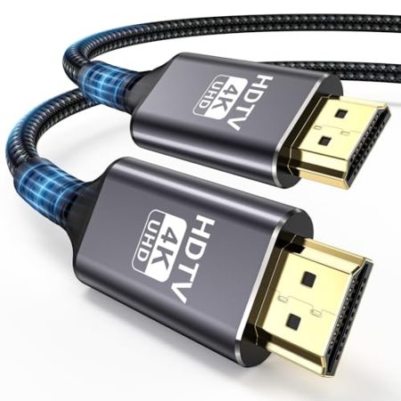 Gulemfy 4K HDMI Kabel 2Meter, HDMI 2.0 Kabel 4K@60Hz 18Gbps mit Ethernet/Audio Ruckkanal, Support 4K 3D HDR UHD 2160p 1080p Kompatibel mit Monitor, TV, Blu-ray, PS5/4/3, Xbox, Laptop