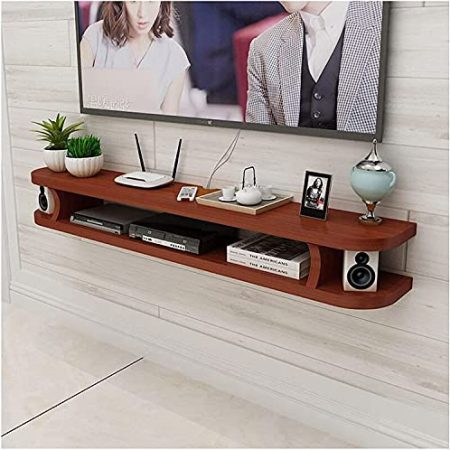 Vendics Tv-Ständer Schrank Tv-Wandschränke Für Wohnzimmer Tv-Konsole Tv-Ständer Wandschrank Geeignet Für Wohnzimmer Schlafzimmer Büro/a/80X22X15Cm