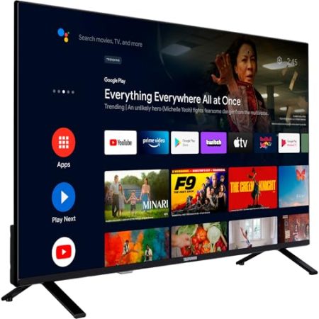 Telefunken XU43AN750S 43 Zoll Fernseher / Android Smart TV (4K Ultra HD, HDR Dolby Vision, Triple-Tuner, Dolby Atmos, Bluetooth)