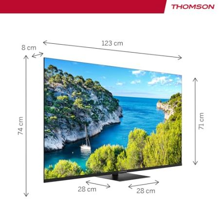Thomson 55 Zoll (139cm) Google TV 4K UHD Sprachsteuerung Google Assistant Smart TV - 55UG5C14-2024