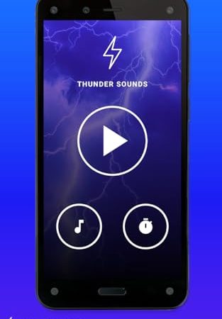 Thunder Sounds : Powerful Thunderstorm Sounds for Sleeping for Fire TV & Tablet