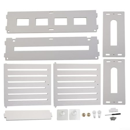 Wandhalterung für drahtlose Router, Kunststoff, WiFi-Organizer, Regal, Wanddekoration, Wohnzimmer, TV-Zubehör, Halterung, Wärmeableitung, Kabelmanagementsystem, Weiß (E)