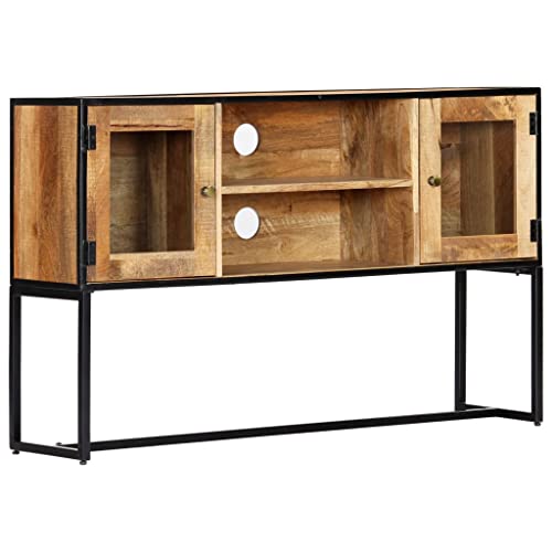 YITHOPI TV-Schrank 120x30x75 cm Altholz Massiv Büro-TV-Ständer TV-Schrank für das Schlafzimmer Wohnzimmer TV-Ständer für Büro, Wohnzimmer, Schlafzimmer