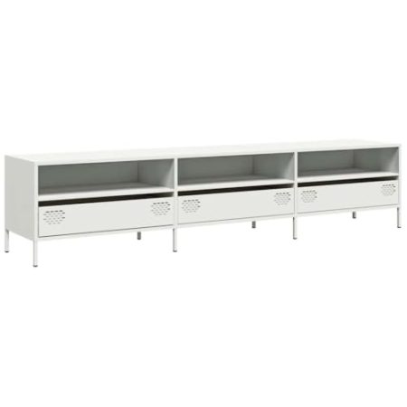 Generisch Kangmusi TV-Schrank 202x39x43,5 cm Kaltgewalzter Stahl, 851351