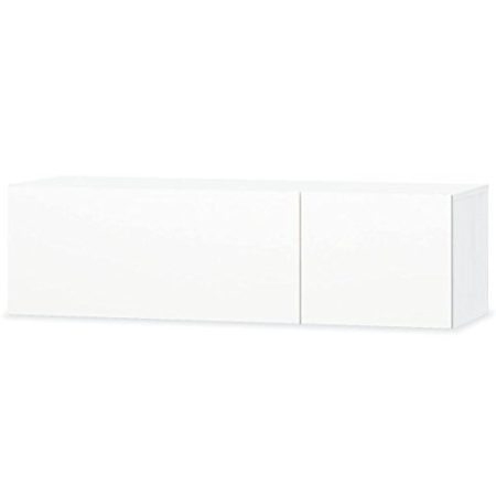 Festnight 2 STK. TV-Schränke Fernsehschrank TV Schrank Spanplatte TV-Board TV-Lowboard als Sideboard 120 x 40 x 34 cm Weiß