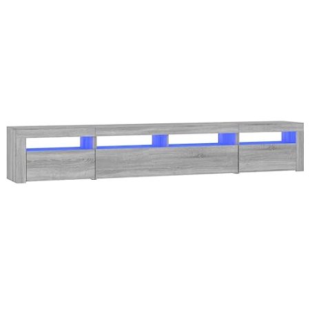 Generico TV-Schrank mit LED-Lichtern, sonoma-grau, 240 x 35 x 40 cm, kangqiling3152728