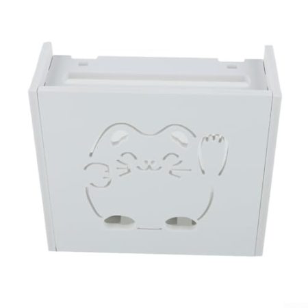 Funktionale Wanddekoration Wireless Router Rack für TV-Zubehör und WiFi-Speicher (A)