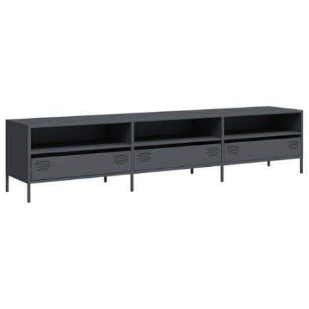 Generico TV-Schrank Anthrazit 202 x 39 x 43,5 cm kaltgewalzter Stahl, kangqiling851348