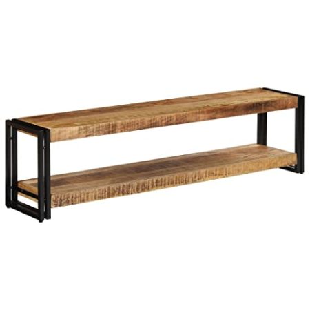 FUDUGEHMIOFWFJJ Schrank Schlafzimmer,tv lowboard,TV-Schrank 150 x 30 x 40 cm Mango-MassivholzGeeignet für Wohnzimmer, Schlafzimmer, Eingang