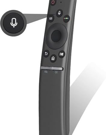 Alkia Universal-Sprachfernbedienung kompatibel mit Samsung Sprachfernbedienung Ersatz für Samsung-Fernbedienung BN59-01241A BN59-01242A BN59-01266A BN59-01274A BN59-01292A BN59-01242C BN59-01298A