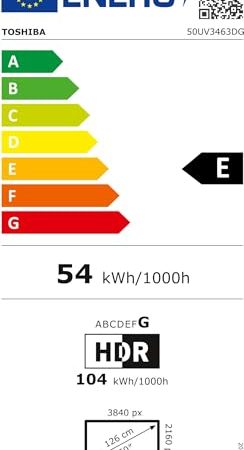 Toshiba DLED 50UV3463DG UltraHD 4K VIDAA