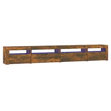 Generico Kangqiling3152751 TV-Schrank mit LED-Lichtern, Eichenholz, 270 x 35 x 40 cm