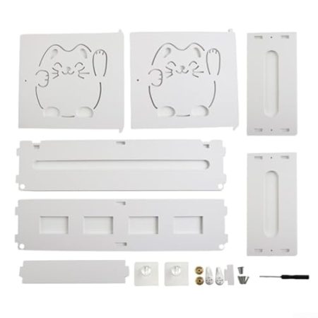 Functional Decor Wandmontiertes kabelloses Routerregal für TV-Zubehör und mehr (C)