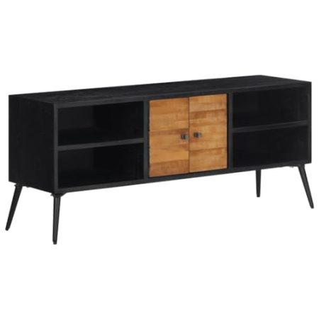 YUHI-HQYD TV-Schrank,Medien Schränke,Konsolenschränke,Besteck Schränke,Vitrinenschränke,TV-Möbel,Eingangskabinett,für Wohnzimmer,Haus,Küche,Bauernhaus, 112x31x45 cm Recyceltes Massivholz Teak