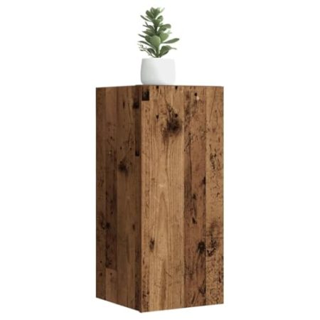 AJJHUUKI Outdoor-Möbel-TV-Schränke 2-tlg Altholz 30,5x30x60 cm Holz-Möbel