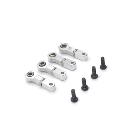 XZEIT 1/28 K969 K979 K989 K999 P929 Fernbedienung Auto Metall Upgrade Zubehör obere Schwinge (Color : Silver)