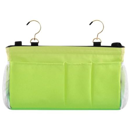 EtherSpher Fresh Summer Green Gradient Etagenbett / Seiten-Caddy zum Aufhängen, Aufbewahrungstasche für TV-Fernbedienung, Handys, Zeitschriften, Tablets, Zubehör