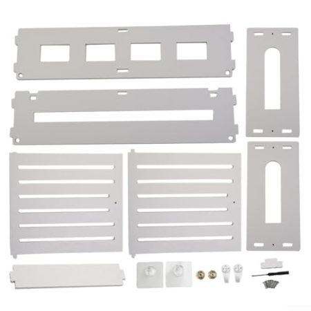 Wandhalterung für drahtlose Router, WiFi-Organizer, Rack, Heimbüro, TV-Zubehör, Halterung, Wärmeableitung, wasserdichter Kunststoff, Weiß (E)