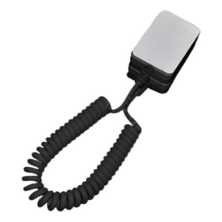 Anti-Diebstahl Lanyard, Anti-Diebstahl-Telefongurt, TV-Fernbedienungshalter mit Frühlingsseilen, schnelle Adsorption, erweiterbare Kette für Telefondiebstahl für Zuhause, Hotel,, Schwarz , Se référer