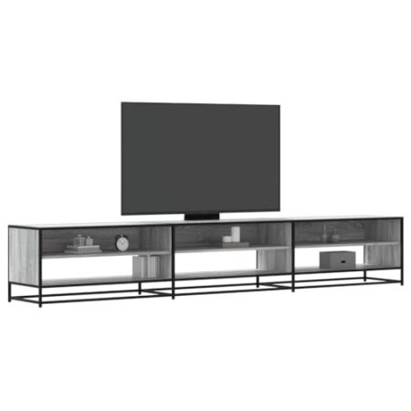 Generisch TV-Schrank Grau Sonoma 270x40x46 cm Holzwerkstoff,jiangboyue-3300813