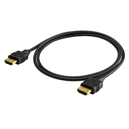 Hicon 30cm 4K 60fps UHD HDMI® Kabel Premium High Speed 18GBit/s HDR 10 3D mit Ethernet 0,3m kompakt hochflexibel | HI-HIMM-0030