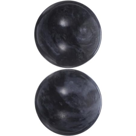 FOMIYES Baoding-Bälle Jade-Handübungsbälle Manuelle Jade-Massagebälle Zubehör Für Alte Männer 2 Stück (Zufällige Farbe)