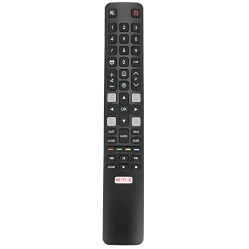 ARC802N-YUI1 Ersatz Fernbedienung Fit für TCL 8K 4K Anroid Fernseher 75C815 65C815 55C815 65C815K 65P610 55P610 50P610 43P610 65P610K 55P610K 50P610K 43P610K 75P715 65P715 55P715 50P715 43P715 75P615