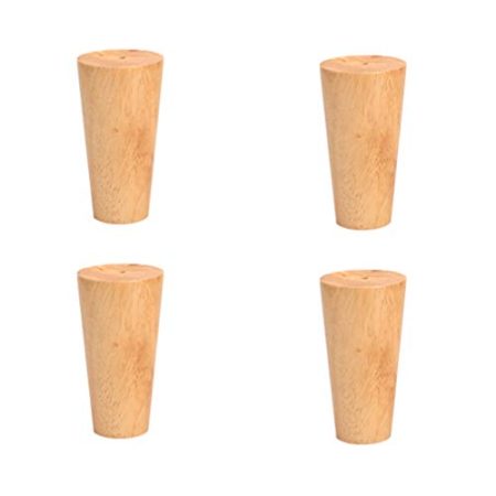 4 Stück Möbelbeine aus Holz,Sofa Beine,Eiche Tischbeine,TV-Tischfüße,Tischgestell,Couchtischbeine,Stühle,für Schrank Sofa Schlafzimmer Esstisch Arbeitstisch, mit Zubehör, 8cm-80cm