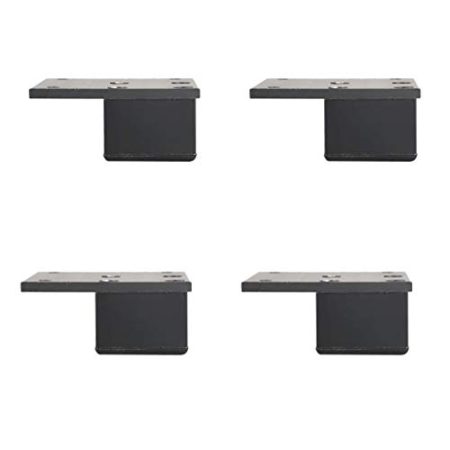 Furniture support foot Aluminiumlegierung Schrank fuß möbel unterstützung fuß Hardware möbel zubehör - Vier Packungen, Verstellbarer quadratischer Schrank fuß tv Schrank fuß Bad Schrank fuß Bett fuß