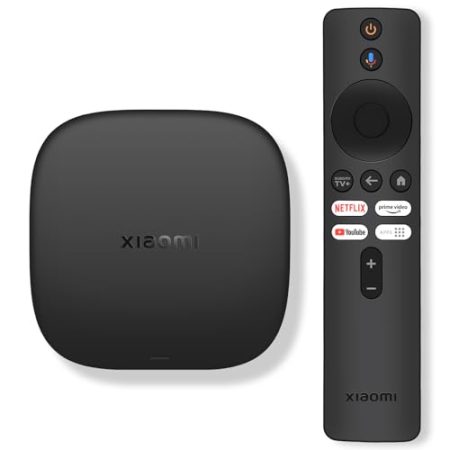 Xiaomi TV Box S 3rd Gen – 4K UHD, Google TV, 32GB Speicher, Dolby Vision & Atmos, WiFi 6, HDMI 2.1, schnelles Streaming, kompakt und leistungsstark