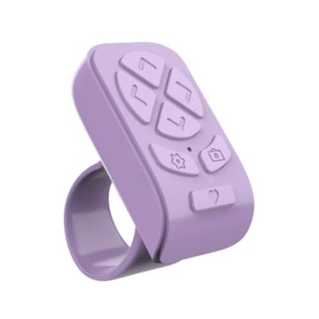 yomoe Fingertip Wireless Bluetooth Remote Control Ring Page Turner für Handys, Tablets und Kameras C