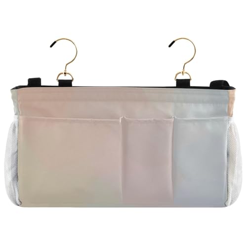 EtherSpher Nachttisch-Aufbewahrungstasche mit Farbverlauf, Organizer zum Aufhängen mit Taschen für TV-Fernbedienung, Handys, Zeitschriften, Tablets, Zubehör