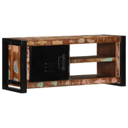Generisch TV-Schrank 80x30x35 cm Massivholz Altholz,jiangboyue-4013592