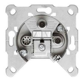 GIRA Serie Standard 55 - reinweiß glänzend (EDS 322F) Twin-SAT-Antennen - Zubehör