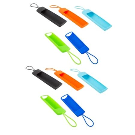 HOMSFOU 2sets Silikon Tv Fall Stick Fernbedienung Abdeckung Für Stick 2020 Schutzhülle Tv Zubehör Fernbedienung Stoßstange Abdeckung 5 Stücke * 2