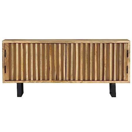 Generico TV-Schrank 90 x 30 x 40 cm aus massivem Mangoholz, kangqiling247896
