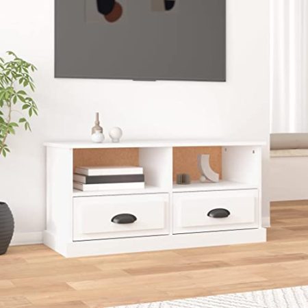 FSJIELW Home & Garden TV-Schrank weiß 93x35,5x45 cm Holzmöbel Wahl