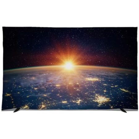 VUT 22-80 Zoll Tv-Abdeckung Für LCD-led, Wand-tv-staubschutz Für Den Innenbereich, Malerei, Druck, Staubdicht, Tv-displayschutz, Tv-zubehör(Size:24IN,Color:A)