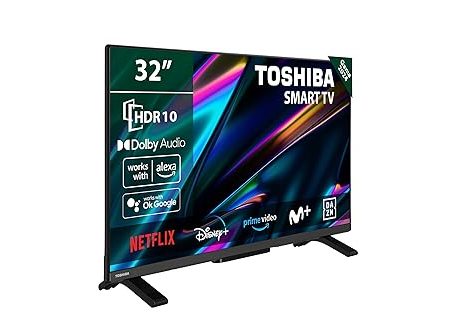 TOSHIBA 32WV2E63DG - 32'' (80 cm) LED-Fernseher - HD Ready 1366x768 - DTS Virtual:X - Smart TV - 2xHDMI