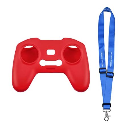 ZDANYA Tragbare Fernbedienung Skin Cover Lanyard Anti-Kratzer-Abdeckung for DJI FPV Remote Controller Skin Case Lanyard Zubehör (Color : Style F)