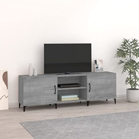 XGWKCNV Entertainment Centers & TV StandsTV Schrank Grau Sonoma 150x30x50 cm Holzwerkstoff