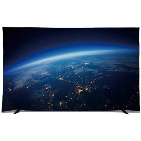 VUT 22-80 Zoll Tv-Abdeckung Für LCD-led, Wand-tv-staubschutz Für Den Innenbereich, Malerei, Druck, Staubdicht, Tv-displayschutz, Tv-zubehör(Size:32IN,Color:B)