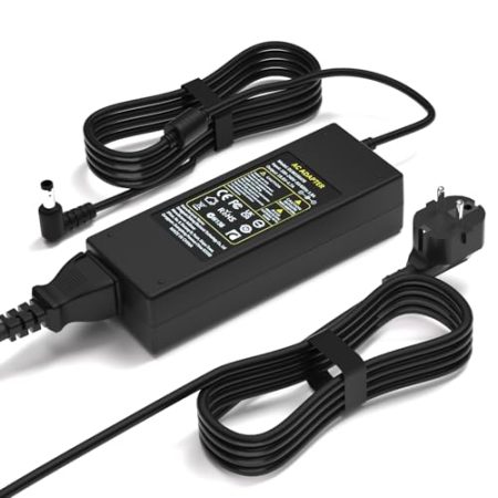 19.5V Netzteil für Sony Bravia TV 24'' 32'' 40'' 42'' KDL Serie KDL-24 KDL-32 KDL-40 KDL-42 KDL-48R510C KDL-40R510C KDL-48W650D KDL40W600B LED LCD HDTV Bildschirm TV Ladegerät Kabel