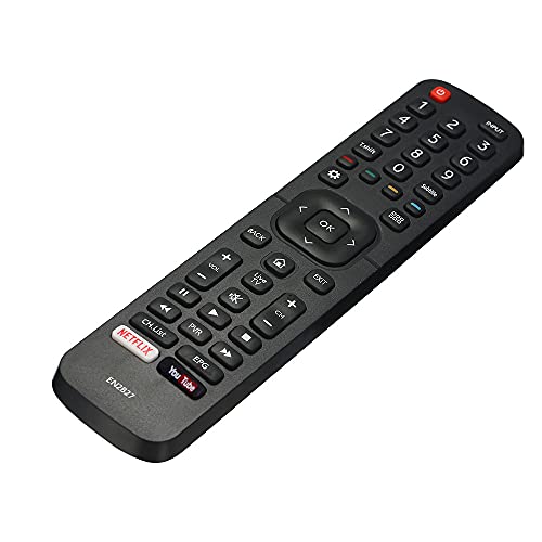 EN2A27 Ersatzfernbedienung, Universelle TV-Fernbedienung, Kompatibel mit Hisense-Fernsehern 32K3110W 40K3110PW 50K3110PW 40K321UW 50K321UW 55K321UW