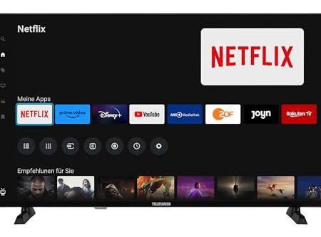 Telefunken Fernseher 40 Zoll Smart TV powered by TiVo (Full HD, HDR, Triple-Tuner, 6 Monate HD+ inkl.) XF40TO750S