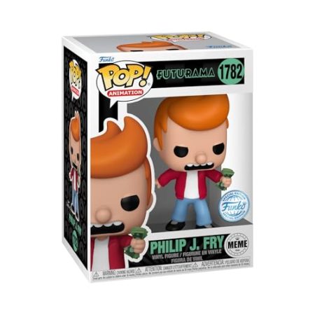 Funko POP! TV: Meme - Fry​ - Futurama - Amazon-Exklusiv - Vinyl-Sammelfigur - Geschenkidee - Offizielle Handelswaren - Spielzeug Für Kinder und Erwachsene - TV Fans - Modellfigur Für Sammler